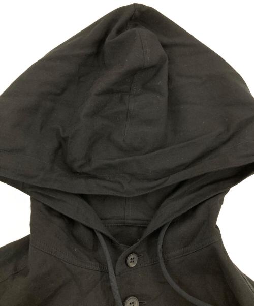 Y-3（ワイスリー）Y-3 (ワイスリー) Hooded Long Shirt ブラック サイズ:2XSの古着・服飾アイテム
