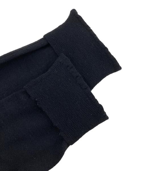 Maison Margiela（メゾンマルジェラ）Maison Margiela (メゾンマルジェラ) 4つタグ裏地ストライプカーディガン ブラック サイズ:Lの古着・服飾アイテム