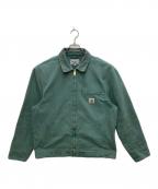 CarHarttカーハート）の古着「DETROIT JACKET　デトロイトジャケット」｜グリーン