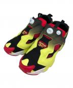 REEBOKリーボック）の古着「INSTAPUMP FURY 94　スニーカー」｜レッド×イエロー