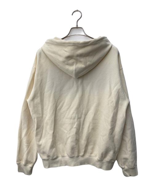 X-LARGE（エクストララージ）X-LARGE (エクストララージ) FADED WAFFLE ZIP UP HOODED SWEATSHIRT ホワイト サイズ:Mの古着・服飾アイテム