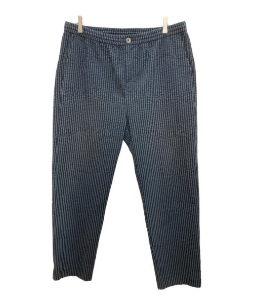 stussy（ステューシー）stussy (ステューシー) シアサッカーストライプパンツ ブラック×ネイビー サイズ:ＸＬの古着・服飾アイテム