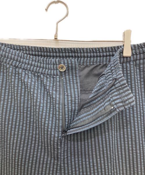 stussy（ステューシー）stussy (ステューシー) シアサッカーストライプパンツ ブラック×ネイビー サイズ:ＸＬの古着・服飾アイテム