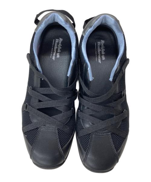 Rockfish Weatherwear（ロックフィッシュウェザーウェア）ROCKFISH WEATHERWEAR (ロックフィッシュウェザーウェア) ZANE X STRAP SNEAKERS ブラック サイズ:UK5.5の古着・服飾アイテム