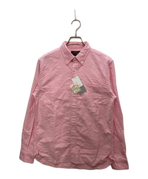 BEAMS JAPAN（ビームスジャパン）BEAMS JAPAN (ビームスジャパン) オックスフォード ボタンダウン シャツ ピンク サイズ:M 未使用品の古着・服飾アイテム