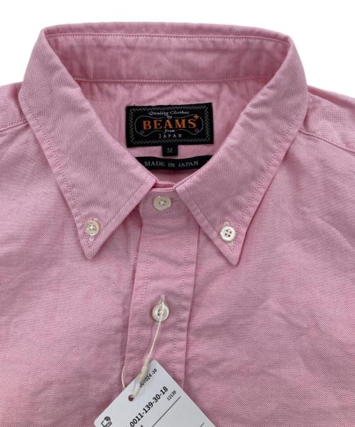 BEAMS JAPAN（ビームスジャパン）BEAMS JAPAN (ビームスジャパン) オックスフォード ボタンダウン シャツ ピンク サイズ:M 未使用品の古着・服飾アイテム