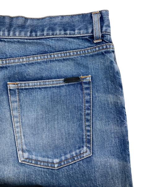 Saint Laurent Paris（サンローランパリ）Saint Laurent Paris (サンローランパリ) ヴィンテージ加工デニムパンツ インディゴ サイズ:32の古着・服飾アイテム
