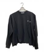 DISCOVERED×B'2ndディスカバード×ビーセカンド）の古着「別注DOCKING WIDE L/S TEE」｜ブラック