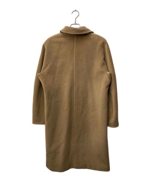 MaxMara（マックスマーラ）MaxMara (マックスマーラ) ダブルチェスターウールコート ブラウン サイズ:36の古着・服飾アイテム
