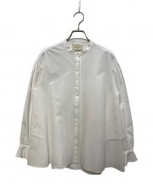 UNITED ARROWS TOKYO（ユナイテッドアローズトウキョウ）の古着「バックフレアバルーンブラウス」｜ホワイト