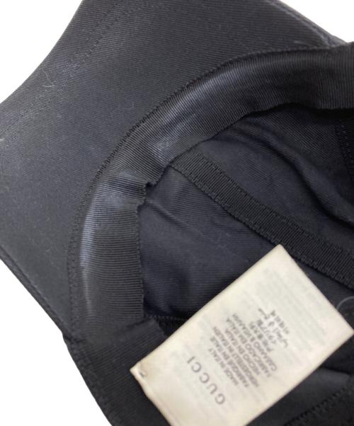 GUCCI（グッチ）GUCCI (グッチ) グッチ ワールドワイド パッチ ベースボールキャップ ブラック サイズ:Mの古着・服飾アイテム
