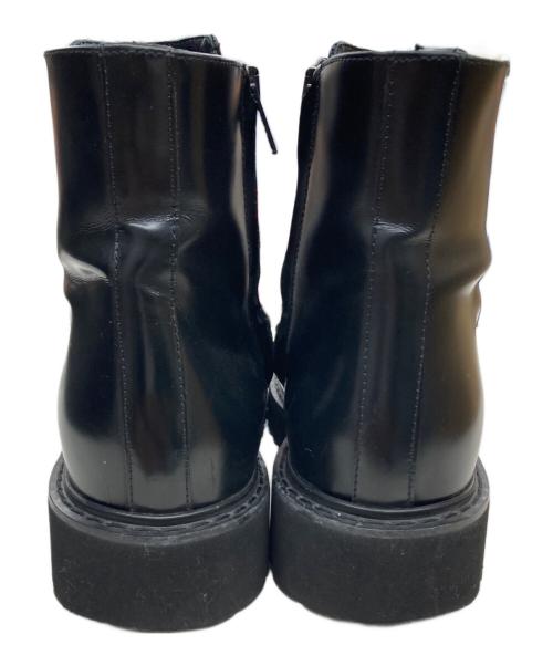 VALENTINO（ヴァレンティノ）VALENTINO (ヴァレンティノ) サイドジップブーツ ブラック サイズ:38 1/2の古着・服飾アイテム
