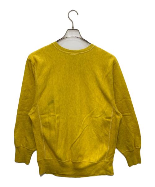 Champion REVERSE WEAVE（チャンピオン リバース ウィーブ）Champion REVERSE WEAVE (チャンピオン リバース ウィーブ) クルーネックスウェット イエロー サイズ:XLの古着・服飾アイテム