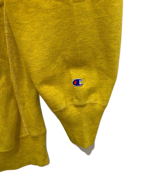 Champion REVERSE WEAVE（チャンピオン リバース ウィーブ）Champion REVERSE WEAVE (チャンピオン リバース ウィーブ) クルーネックスウェット イエロー サイズ:XLの古着・服飾アイテム