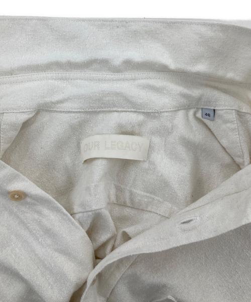OUR LEGACY（アワーレガシー）OUR LEGACY (アワーレガシー) CLASSIC SHIRT WHITE SILK COCSWS ホワイト サイズ:46の古着・服飾アイテム