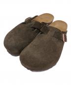 BIRKENSTOCKビルケンシュトック）の古着「BOSTON スウェードサンダル」｜ブラウン