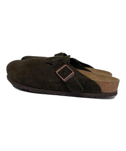 BIRKENSTOCK（ビルケンシュトック）BIRKENSTOCK (ビルケンシュトック) BOSTON スウェードサンダル ブラウン サイズ:26.5cm/US8.5の古着・服飾アイテム
