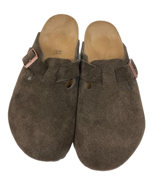 BIRKENSTOCK（ビルケンシュトック）BIRKENSTOCK (ビルケンシュトック) BOSTON スウェードサンダル ブラウン サイズ:26.5cm/US8.5の古着・服飾アイテム