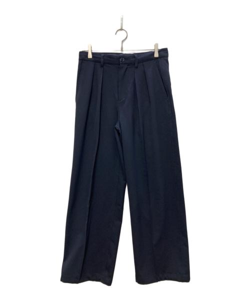 BEAMS（ビームス）BEAMS (ビームス) Wide Slacks ネイビー サイズ:Sの古着・服飾アイテム