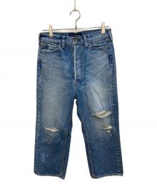 MADISON BLUE（マディソンブルー）の古着「CRASHED SAROUEL PT DENIM デニムパンツ」｜インディゴ