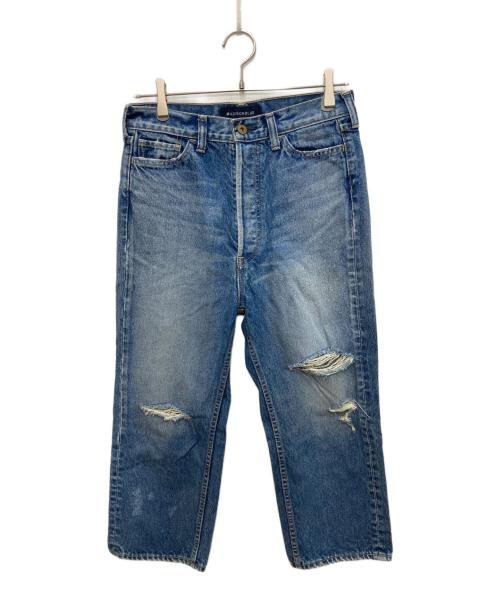 MADISON BLUE（マディソンブルー）MADISON BLUE (マディソンブルー) CRASHED SAROUEL PT DENIM デニムパンツ インディゴ サイズ:XSの古着・服飾アイテム