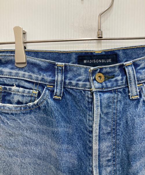 MADISON BLUE（マディソンブルー）MADISON BLUE (マディソンブルー) CRASHED SAROUEL PT DENIM デニムパンツ インディゴ サイズ:XSの古着・服飾アイテム