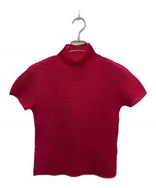 me ISSEY MIYAKE（ミーイッセイ ミヤケ）の古着「プリーツカットソー」｜ピンク