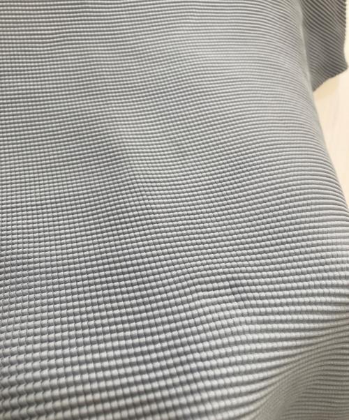me ISSEY MIYAKE（ミーイッセイ ミヤケ）me ISSEY MIYAKE (ミーイッセイ ミヤケ) プリーツカットソー グレー サイズ:FREEの古着・服飾アイテム