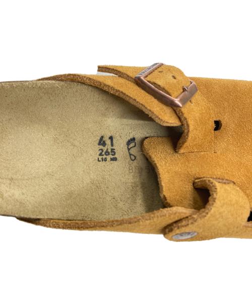 BIRKENSTOCK（ビルケンシュトック）BIRKENSTOCK (ビルケンシュトック) BOSTON サンダル ブラウン サイズ:41の古着・服飾アイテム