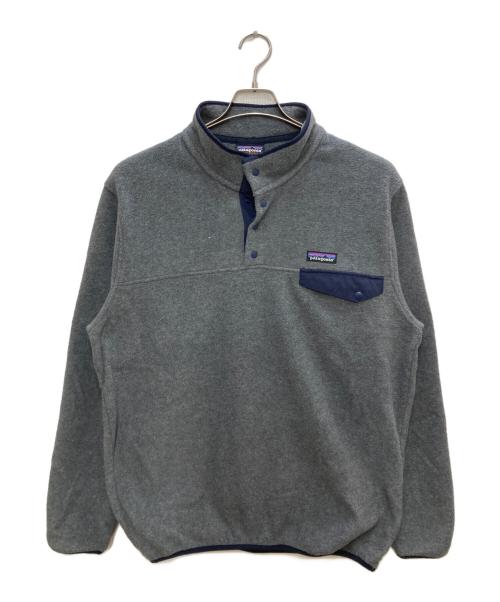 Patagonia SYNCHILLA（パタゴニア シンチラ）Patagonia SYNCHILLA (パタゴニア シンチラ) ライトウェイト シンチラ スナップT プルオーバー グレー サイズ:XXLの古着・服飾アイテム
