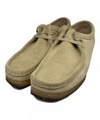 CLARKSクラークス）の古着「ワラビーブーツ」｜ベージュ