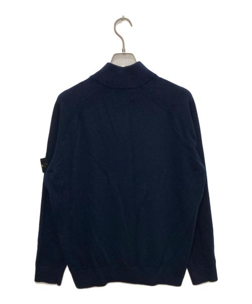 STONE ISLAND（ストーンアイランド）STONE ISLAND (ストーンアイランド) ハーフボタンニット ネイビー サイズ:XLの古着・服飾アイテム