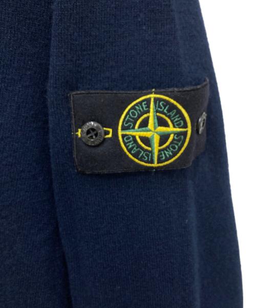 STONE ISLAND（ストーンアイランド）STONE ISLAND (ストーンアイランド) ハーフボタンニット ネイビー サイズ:XLの古着・服飾アイテム
