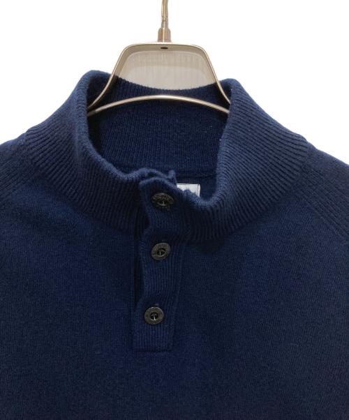 STONE ISLAND（ストーンアイランド）STONE ISLAND (ストーンアイランド) ハーフボタンニット ネイビー サイズ:XLの古着・服飾アイテム