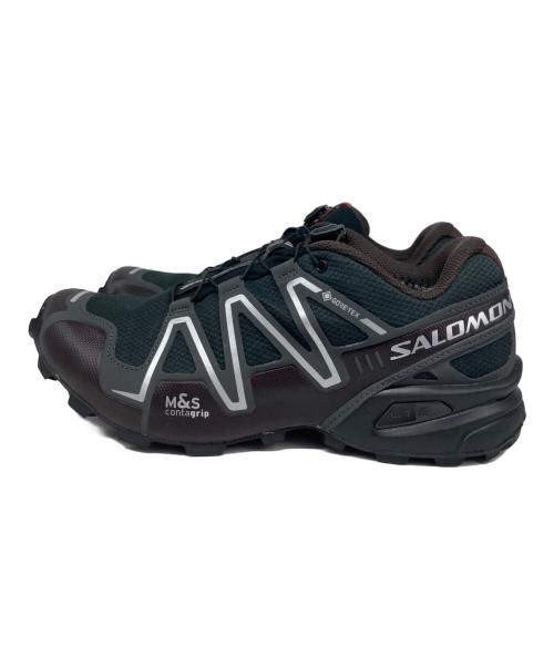SALOMON（サロモン）SALOMON (サロモン) SPEEDCROSS 3 GORE-TEX スニーカー ブラウン×ブラック サイズ:26㎝の古着・服飾アイテム