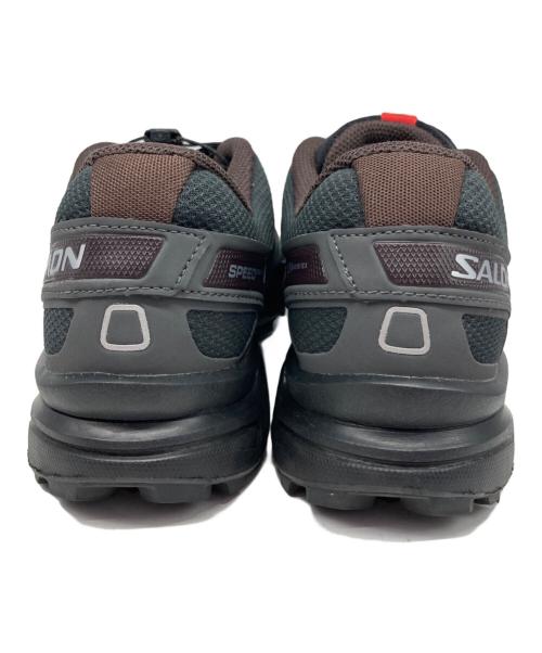 SALOMON（サロモン）SALOMON (サロモン) SPEEDCROSS 3 GORE-TEX スニーカー ブラウン×ブラック サイズ:26㎝の古着・服飾アイテム