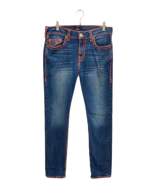 TRUE RELIGION（トゥルー レリジョン）TRUE RELIGION (トゥルー レリジョン) Rocco Super T Stitch Skinny Jean インディゴ サイズ:34の古着・服飾アイテム