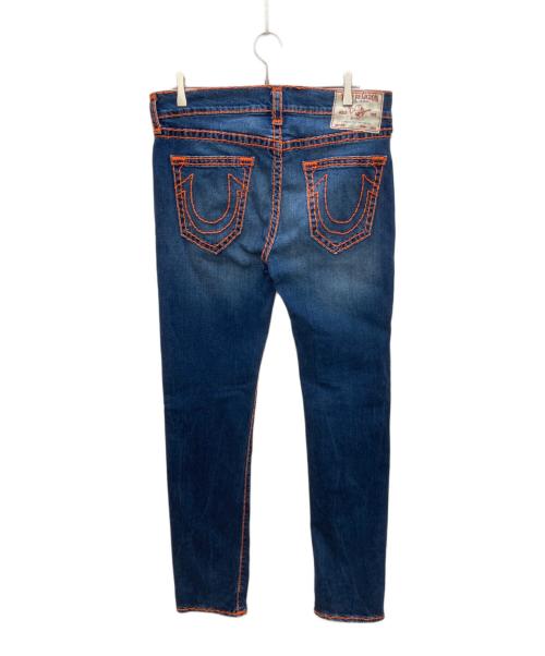 TRUE RELIGION（トゥルー レリジョン）TRUE RELIGION (トゥルー レリジョン) Rocco Super T Stitch Skinny Jean インディゴ サイズ:34の古着・服飾アイテム