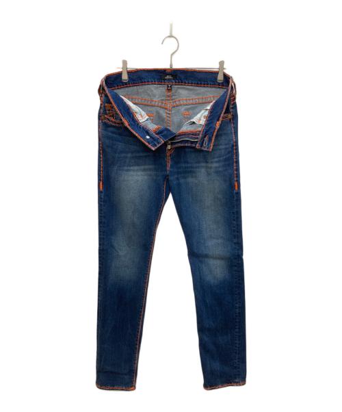 TRUE RELIGION（トゥルー レリジョン）TRUE RELIGION (トゥルー レリジョン) Rocco Super T Stitch Skinny Jean インディゴ サイズ:34の古着・服飾アイテム