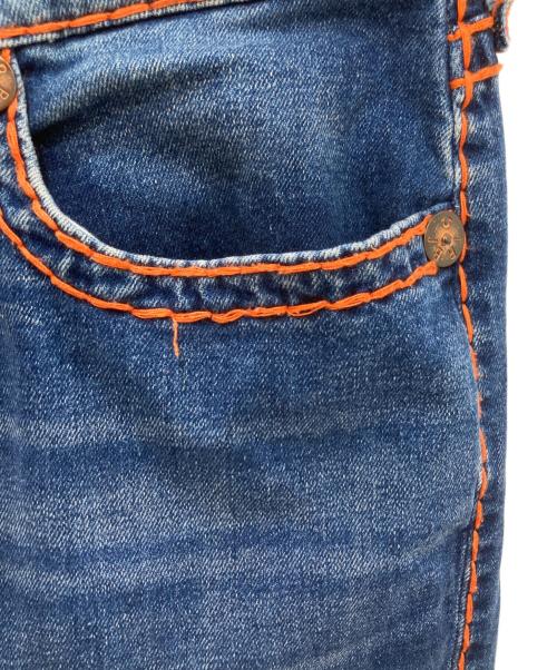 TRUE RELIGION（トゥルー レリジョン）TRUE RELIGION (トゥルー レリジョン) Rocco Super T Stitch Skinny Jean インディゴ サイズ:34の古着・服飾アイテム