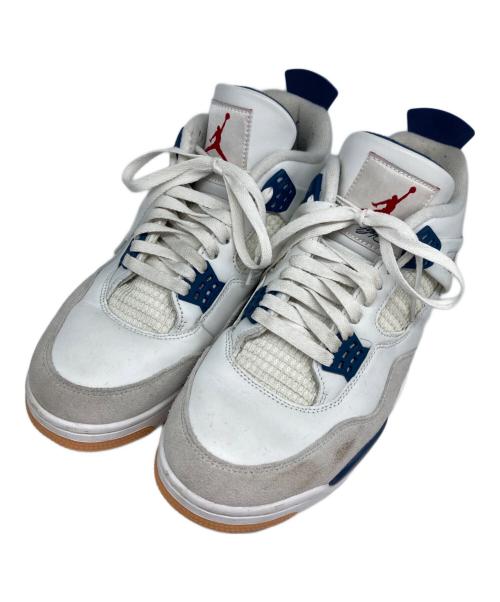 NIKE SB（ナイキエスビー）NIKE SB (ナイキエスビー) Air Jordan 4 Retro SP スニーカー ホワイト サイズ:US9.5の古着・服飾アイテム