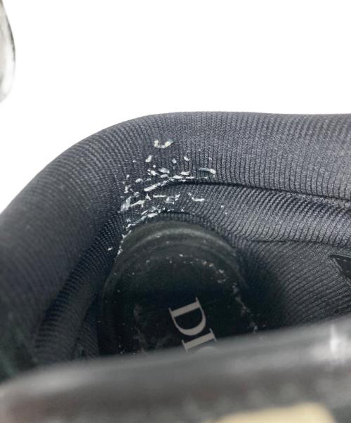 Dior（ディオール）Dior (ディオール) Dior Homme B27 LT CALF OBLIQUE JAC　ハイカットスニーカー ブラウン サイズ:39の古着・服飾アイテム