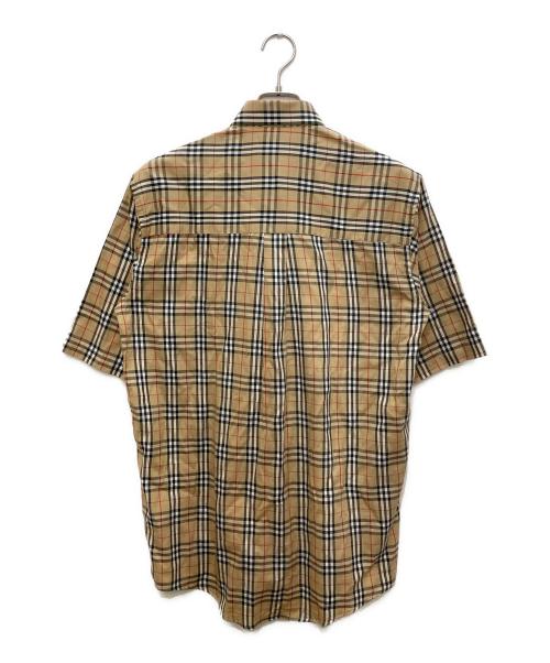 Burberry's（バーバリーズ）Burberry's (バーバリーズ) ノバチェック半袖シャツ ベージュ サイズ:Sの古着・服飾アイテム