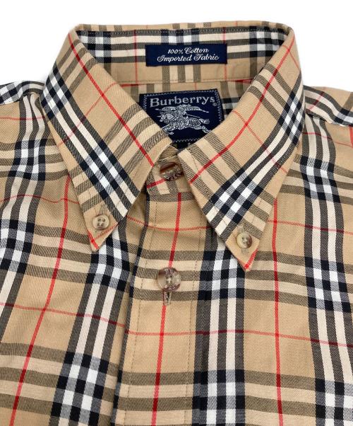 Burberry's（バーバリーズ）Burberry's (バーバリーズ) ノバチェック半袖シャツ ベージュ サイズ:Sの古着・服飾アイテム