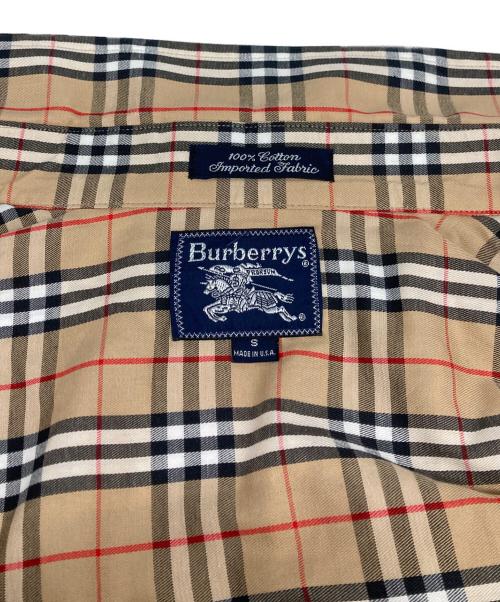 Burberry's（バーバリーズ）Burberry's (バーバリーズ) ノバチェック半袖シャツ ベージュ サイズ:Sの古着・服飾アイテム
