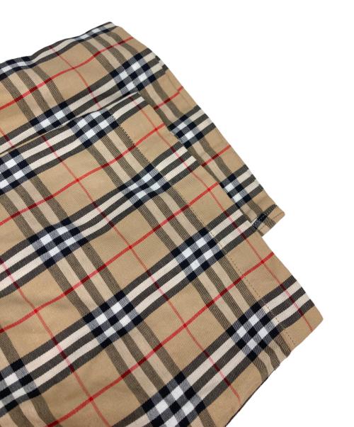 Burberry's（バーバリーズ）Burberry's (バーバリーズ) ノバチェック半袖シャツ ベージュ サイズ:Sの古着・服飾アイテム