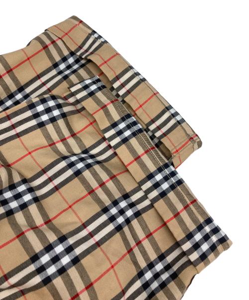 Burberry's（バーバリーズ）Burberry's (バーバリーズ) ノバチェック半袖シャツ ベージュ サイズ:Sの古着・服飾アイテム