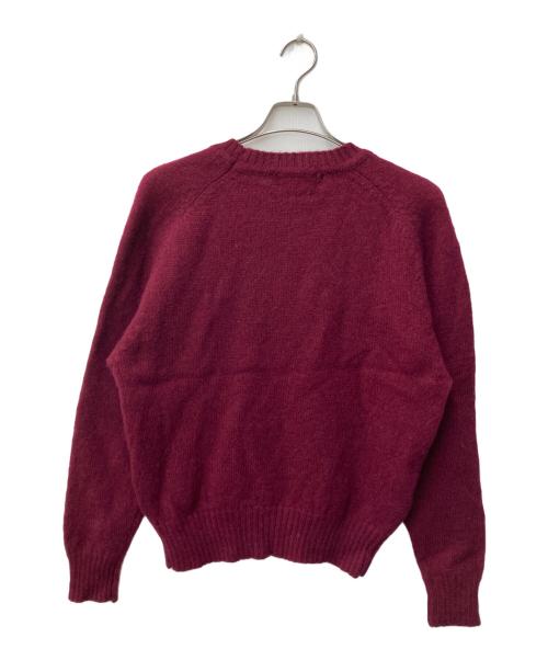 POLO RALPH LAUREN（ポロ・ラルフローレン）POLO RALPH LAUREN (ポロ・ラルフローレン) ウールニット バーガンディー サイズ:Lの古着・服飾アイテム