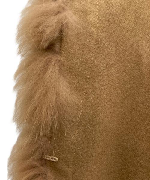 SAGA FURS（サガファーズ）SAGA FURS (サガファーズ) カシミヤポンチョ ブラウン サイズ:M-Lの古着・服飾アイテム
