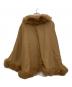 SAGA FURS (サガファーズ) カシミヤポンチョ ブラウン サイズ:M-L：13000円
